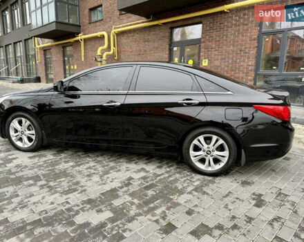 Черный Хендай Соната, объемом двигателя 2.4 л и пробегом 188 тыс. км за 12000 $, фото 3 на Automoto.ua
