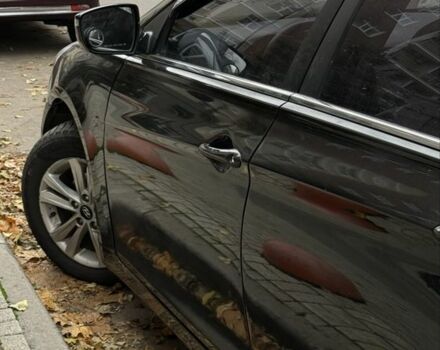 Черный Хендай Соната, объемом двигателя 2 л и пробегом 300 тыс. км за 6000 $, фото 5 на Automoto.ua