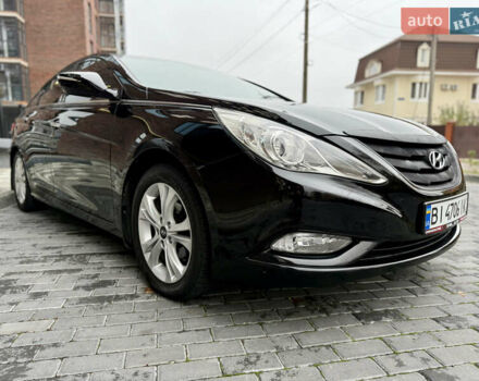 Черный Хендай Соната, объемом двигателя 2.4 л и пробегом 188 тыс. км за 12000 $, фото 13 на Automoto.ua