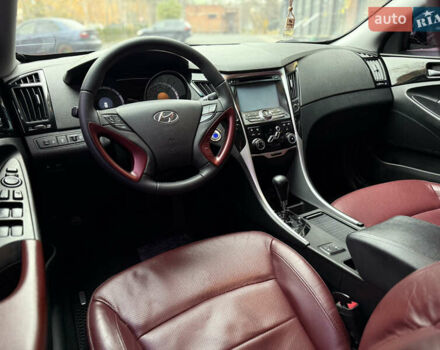 Черный Хендай Соната, объемом двигателя 2.4 л и пробегом 188 тыс. км за 12000 $, фото 26 на Automoto.ua