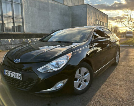Черный Хендай Соната, объемом двигателя 2.36 л и пробегом 243 тыс. км за 8500 $, фото 3 на Automoto.ua
