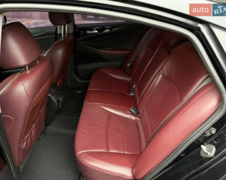 Черный Хендай Соната, объемом двигателя 2.4 л и пробегом 188 тыс. км за 12000 $, фото 27 на Automoto.ua