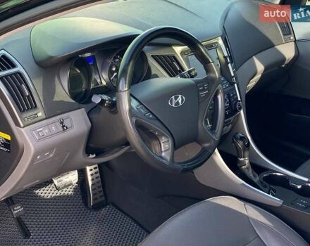 Чорний Хендай Соната, об'ємом двигуна 2.36 л та пробігом 198 тис. км за 8990 $, фото 23 на Automoto.ua