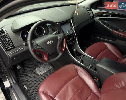 Черный Хендай Соната, объемом двигателя 2.4 л и пробегом 188 тыс. км за 12000 $, фото 19 на Automoto.ua