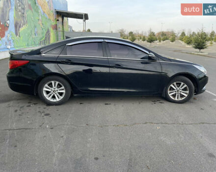 Черный Хендай Соната, объемом двигателя 2 л и пробегом 200 тыс. км за 6800 $, фото 6 на Automoto.ua