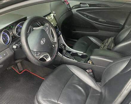 Чорний Хендай Соната, об'ємом двигуна 2 л та пробігом 200 тис. км за 9000 $, фото 4 на Automoto.ua