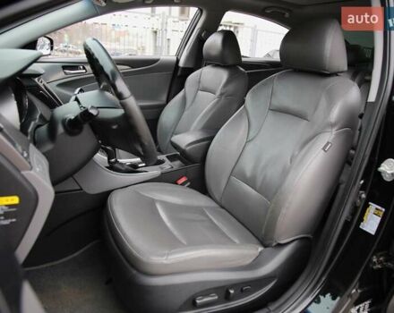 Черный Хендай Соната, объемом двигателя 2.36 л и пробегом 196 тыс. км за 9800 $, фото 6 на Automoto.ua