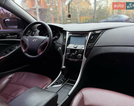 Черный Хендай Соната, объемом двигателя 2.4 л и пробегом 188 тыс. км за 12000 $, фото 35 на Automoto.ua