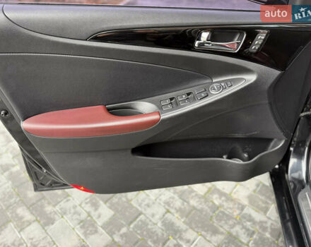 Черный Хендай Соната, объемом двигателя 2.4 л и пробегом 188 тыс. км за 12000 $, фото 17 на Automoto.ua