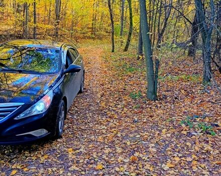 Черный Хендай Соната, объемом двигателя 2 л и пробегом 380 тыс. км за 7350 $, фото 1 на Automoto.ua