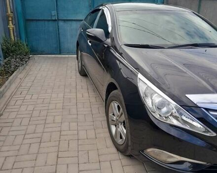 Черный Хендай Соната, объемом двигателя 2 л и пробегом 115 тыс. км за 8200 $, фото 6 на Automoto.ua