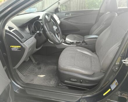 Черный Хендай Соната, объемом двигателя 2.4 л и пробегом 160 тыс. км за 8500 $, фото 5 на Automoto.ua