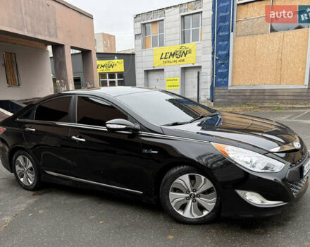 Черный Хендай Соната, объемом двигателя 2.36 л и пробегом 276 тыс. км за 10999 $, фото 1 на Automoto.ua
