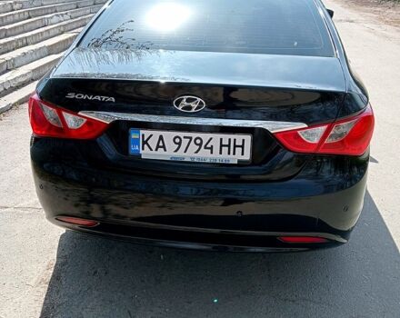 Чорний Хендай Соната, об'ємом двигуна 2 л та пробігом 246 тис. км за 8850 $, фото 8 на Automoto.ua