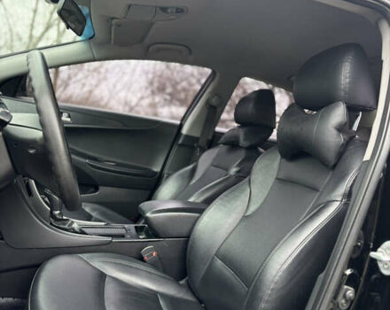 Черный Хендай Соната, объемом двигателя 2 л и пробегом 340 тыс. км за 6900 $, фото 11 на Automoto.ua