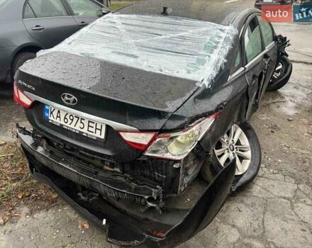 Черный Хендай Соната, объемом двигателя 2.36 л и пробегом 138 тыс. км за 1500 $, фото 2 на Automoto.ua