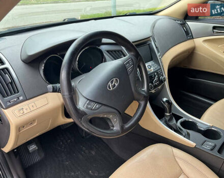 Чорний Хендай Соната, об'ємом двигуна 2.36 л та пробігом 245 тис. км за 9300 $, фото 12 на Automoto.ua