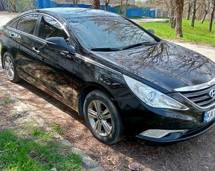 Чорний Хендай Соната, об'ємом двигуна 2 л та пробігом 246 тис. км за 8850 $, фото 3 на Automoto.ua