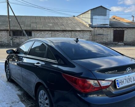 Черный Хендай Соната, объемом двигателя 2.4 л и пробегом 160 тыс. км за 8500 $, фото 2 на Automoto.ua