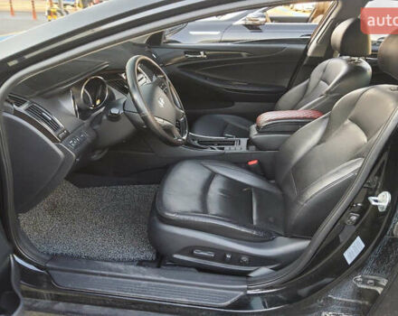 Чорний Хендай Соната, об'ємом двигуна 2 л та пробігом 170 тис. км за 9000 $, фото 7 на Automoto.ua