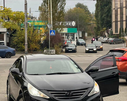 Черный Хендай Соната, объемом двигателя 2 л и пробегом 340 тыс. км за 6500 $, фото 5 на Automoto.ua