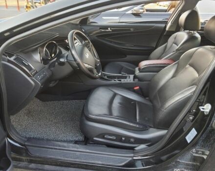 Чорний Хендай Соната, об'ємом двигуна 2 л та пробігом 170 тис. км за 9000 $, фото 7 на Automoto.ua