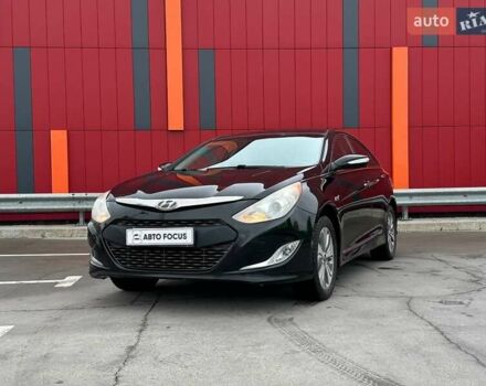 Черный Хендай Соната, объемом двигателя 2.36 л и пробегом 140 тыс. км за 10990 $, фото 3 на Automoto.ua