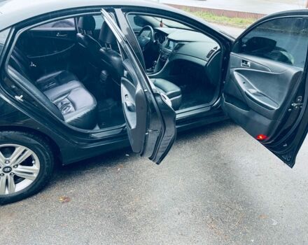 Черный Хендай Соната, объемом двигателя 2 л и пробегом 251 тыс. км за 7300 $, фото 19 на Automoto.ua