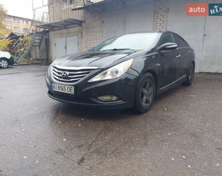 Черный Хендай Соната, объемом двигателя 2.36 л и пробегом 164 тыс. км за 8200 $, фото 12 на Automoto.ua