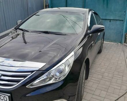 Черный Хендай Соната, объемом двигателя 2 л и пробегом 115 тыс. км за 8200 $, фото 5 на Automoto.ua
