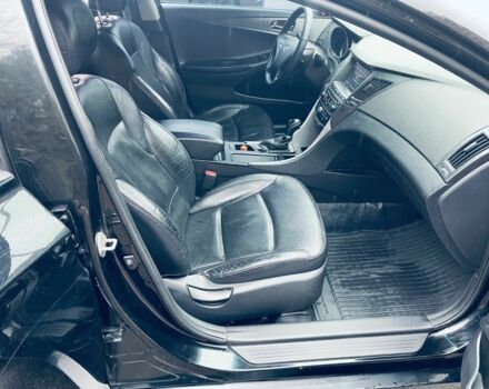 Черный Хендай Соната, объемом двигателя 2 л и пробегом 251 тыс. км за 7300 $, фото 17 на Automoto.ua