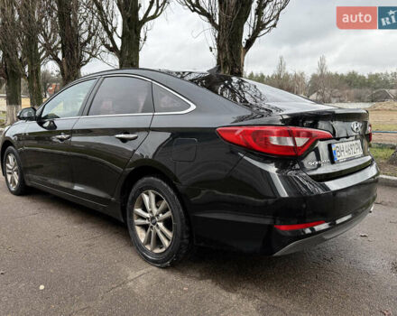 Черный Хендай Соната, объемом двигателя 2 л и пробегом 249 тыс. км за 7500 $, фото 13 на Automoto.ua