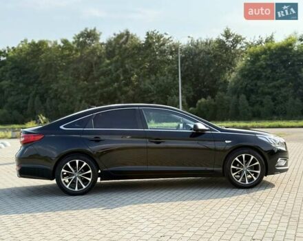 Черный Хендай Соната, объемом двигателя 2 л и пробегом 158 тыс. км за 9900 $, фото 12 на Automoto.ua