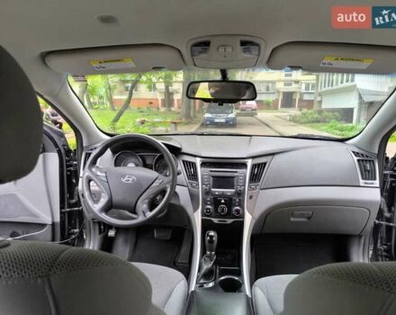 Черный Хендай Соната, объемом двигателя 2.36 л и пробегом 152 тыс. км за 9000 $, фото 23 на Automoto.ua