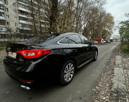 Черный Хендай Соната, объемом двигателя 2.36 л и пробегом 144 тыс. км за 10999 $, фото 4 на Automoto.ua