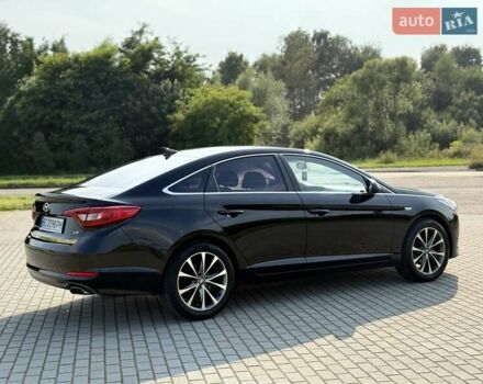 Черный Хендай Соната, объемом двигателя 2 л и пробегом 158 тыс. км за 9900 $, фото 10 на Automoto.ua