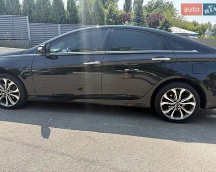 Черный Хендай Соната, объемом двигателя 2 л и пробегом 168 тыс. км за 7200 $, фото 6 на Automoto.ua