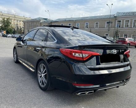 Чорний Хендай Соната, об'ємом двигуна 2 л та пробігом 127 тис. км за 12200 $, фото 5 на Automoto.ua