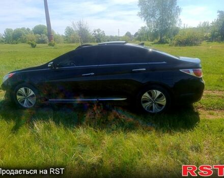 Черный Хендай Соната, объемом двигателя 2.4 л и пробегом 140 тыс. км за 8750 $, фото 2 на Automoto.ua