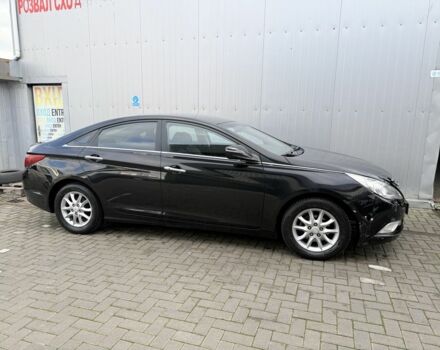 Черный Хендай Соната, объемом двигателя 2 л и пробегом 220 тыс. км за 7599 $, фото 9 на Automoto.ua