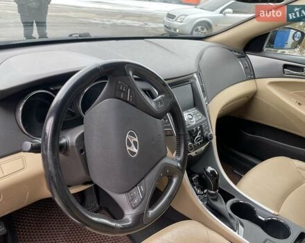 Черный Хендай Соната, объемом двигателя 2.36 л и пробегом 165 тыс. км за 10400 $, фото 10 на Automoto.ua