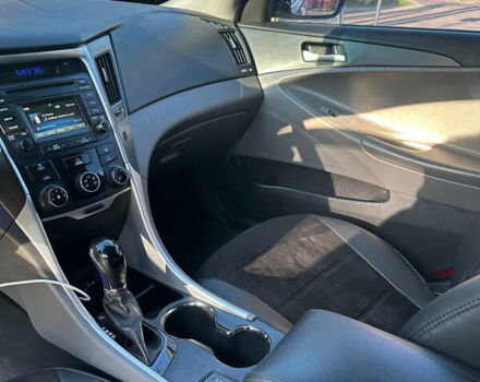 Черный Хендай Соната, объемом двигателя 2.36 л и пробегом 168 тыс. км за 8000 $, фото 9 на Automoto.ua