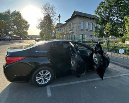 Черный Хендай Соната, объемом двигателя 2.36 л и пробегом 168 тыс. км за 8000 $, фото 4 на Automoto.ua