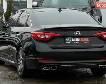Черный Хендай Соната, объемом двигателя 2 л и пробегом 123 тыс. км за 12800 $, фото 9 на Automoto.ua