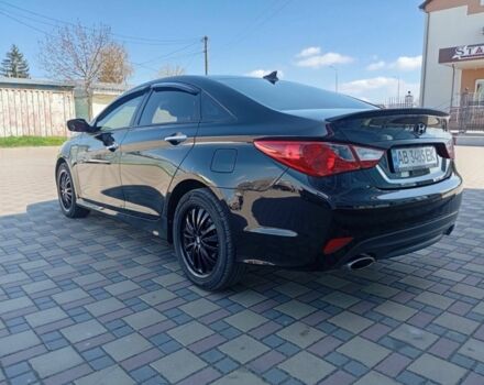 Черный Хендай Соната, объемом двигателя 2.4 л и пробегом 100 тыс. км за 8500 $, фото 2 на Automoto.ua