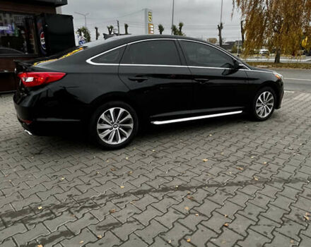 Черный Хендай Соната, объемом двигателя 2.36 л и пробегом 144 тыс. км за 10999 $, фото 20 на Automoto.ua