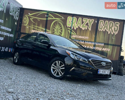Черный Хендай Соната, объемом двигателя 2.36 л и пробегом 166 тыс. км за 10700 $, фото 1 на Automoto.ua