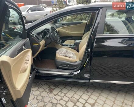 Черный Хендай Соната, объемом двигателя 2.36 л и пробегом 165 тыс. км за 10400 $, фото 8 на Automoto.ua