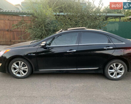 Черный Хендай Соната, объемом двигателя 2.36 л и пробегом 122 тыс. км за 10700 $, фото 1 на Automoto.ua