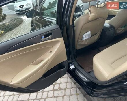 Черный Хендай Соната, объемом двигателя 2.36 л и пробегом 165 тыс. км за 10400 $, фото 11 на Automoto.ua